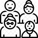 여러 사람 개인 사람 아이콘