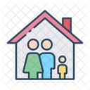 Family House Tenant Rent Icon