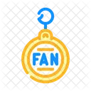 Fan-Schmuckstück  Symbol