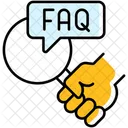 Faq 질문 도움말 아이콘