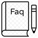 자주 묻는 질문 책 교육 책 질문 책 아이콘
