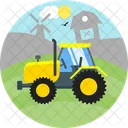 Farm Bulldozer Bulldozer Heavy Machine 아이콘