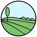 Farm Fields Agriculture Fields Farming Icon