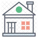 Farmhouse Barn Farmstead Icon