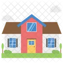 Farmhouse Warehouse Storehouse Icon