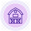 Farmhouse Home Rural Icon