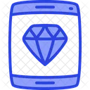 Diamond Dual Ton Icon Icône