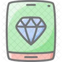 Diamond Awesome Lineal Icon Icône