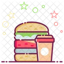 Burger Hamburger Junk Food Icon