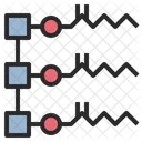 Fat Acid Molecule Icon