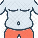 Fat Body Figure Icon