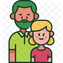 Father and kid  Icon