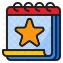 Favorite Calendar Day Star Icon