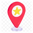 Favorite Location Direction Gps Icon