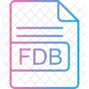 Fdb File Format Icône