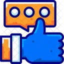 Feedback Hand Positive Icon