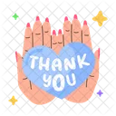 Giving Thanks Feeling Gratitude Giving Heart Icon