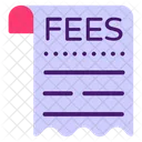 Fees Receipt Voucher Bill Icon