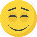 Feliz Surpreso Emoticon Ícone