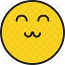 Icono Emoji Emoticon Feliz Icono