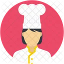 Female Chef  Icon