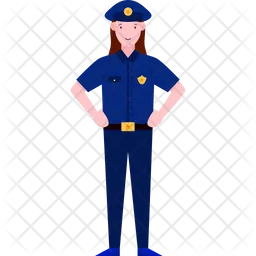 Female Cop  Icon