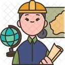 Female Geologist  Icon