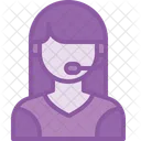 Female Consultant Customer Icon