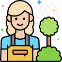 Female Landscaper Woman Landscaper Landscaper Icon