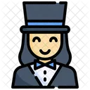 Female Magician  Icon