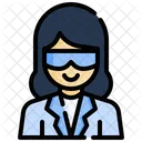 Female Scientist  Icon