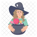 Female Witch  Icon