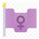 Feminism Flag  Icon