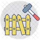 Fence Fixing Repairing Icon