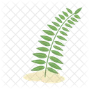 Fern Flower Greenery Icon