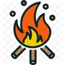 Brennholz Flamme Holz Symbol