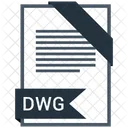 DWG Format Document Icône