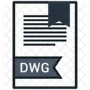 DWG Document Fichier Icône