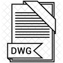 DWG Fichier Format Icône