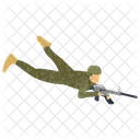 Fighting Soldier Military Person Fighter Icon