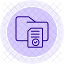 File Access Line Icon Icon