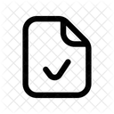 File Check Check Document Check File Icon