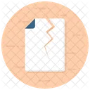 File Crack Crack Extension Crack Document Icon