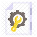 File Setting File Configuration File Development Icon