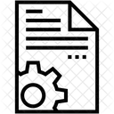 Processing File Setting Icon