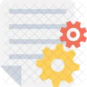 Processing File Setting Icon