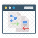 File Data Transfer Transfer Icon