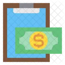 Clipboard Money Finance Icon