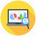 Financial Analytics Data Finance Icon