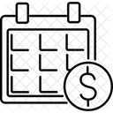 Financial Calender Fiscal Year Icône
